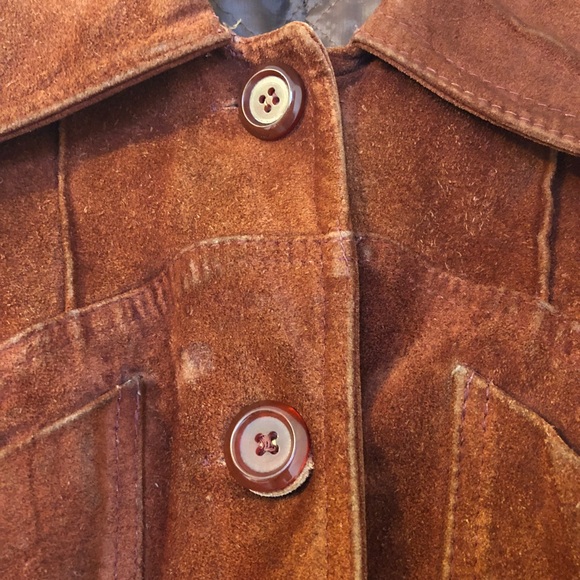 Vintage Brown Suede Jacket - Picture 6 of 8